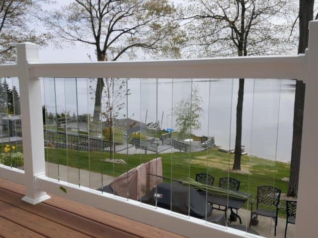 Glass Railings in Michigan | Glass Slats